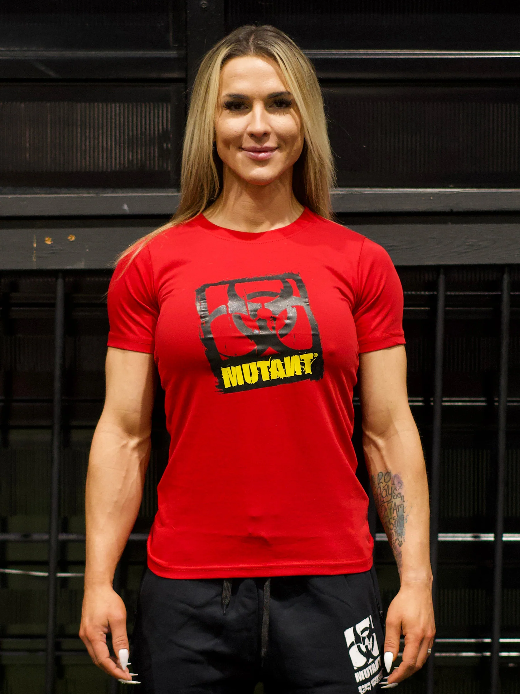 MUTANT® BORN HARDCORE WOMEN’S BOLD GYM T-SHIRT L XL 2XL - Image 3